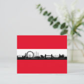 London England City Skyline Foto Picture Postcard Postkarte (Stehend Vorderseite)