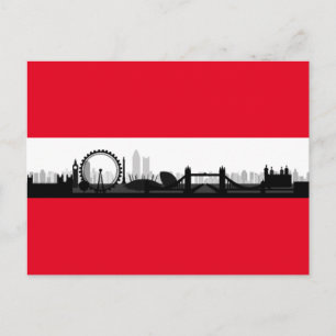 London England City Skyline Foto Picture Postcard Postkarte