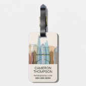 London, England| City Skyline Gepäckanhänger (Rückseite vertikal)