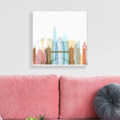 London, England | City Skyline Leinwanddruck (Insitu (Wohnzimmer))