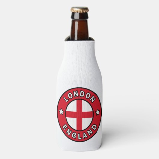 London England Flaschenkühler (Flaschenvorderseite)