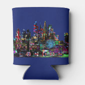 London, England, Graffiti Dosenkühler (Rückseite)