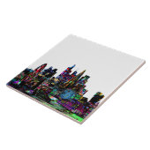 London, England, Graffiti Fliese (Seite)