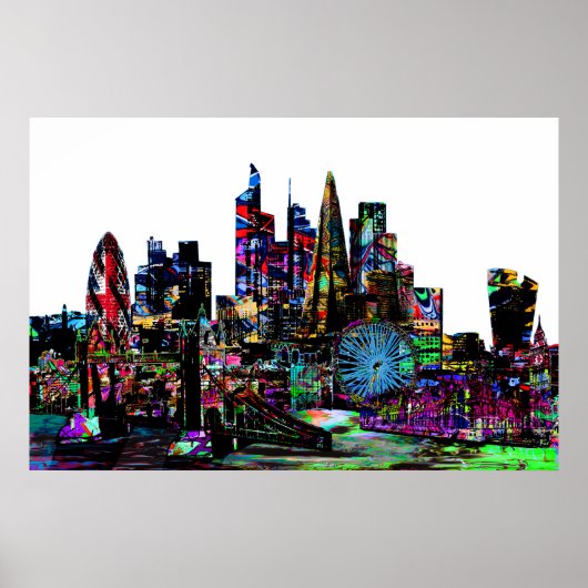 London, England, Graffiti Poster (Vorne)