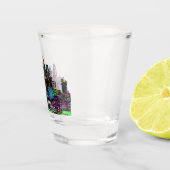 London, England, Graffiti Shot Glass Schnapsglas (Rechts)