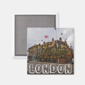 London England Great Britain Architecture Pub Magnet (Vorderseite/Rückseite)
