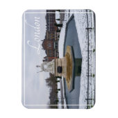 London England Great Britain Architecture Winter Magnet (Vertikal)