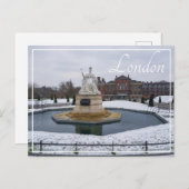 London England Great Britain Architecture Winter Postkarte (Vorne/Hinten)