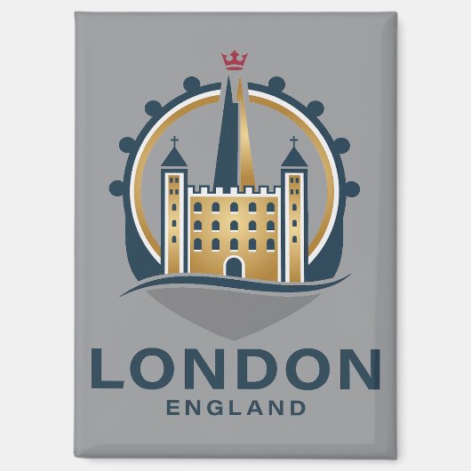 London England Great Britain Magnet (Vorderseite)