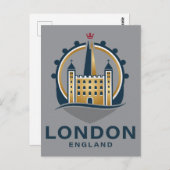 London England Great Britain Postkarte (Vorne/Hinten)