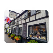London England Great Britain Pub Architecture Magnet (Horizontal)