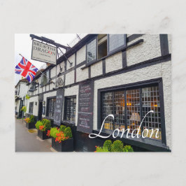 London England Great Britain Pub Architecture Postkarte