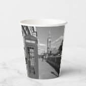 London England Großbritannien Big Ben UK Paper Cup Pappbecher (Rückseite)