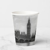 London England Großbritannien Big Ben UK Pappbecher (Rückseite)