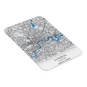 London England Großbritannien City Map Travel Magnet (Rechte Seite)