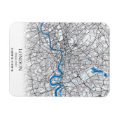 London England Großbritannien City Map Travel Magnet (Horizontal)
