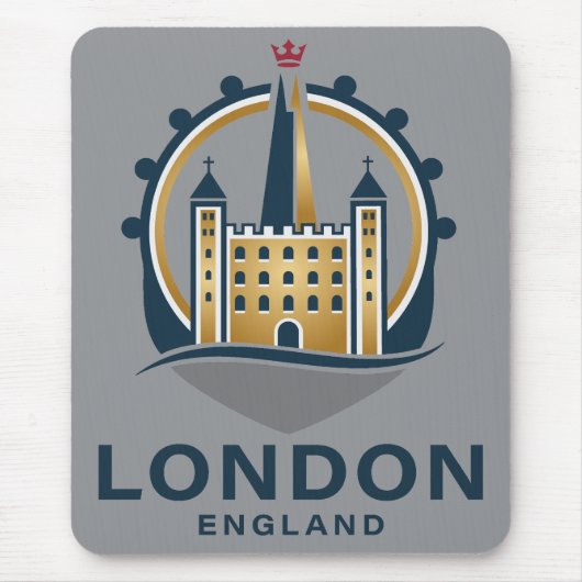 London England Großbritannien Mousepad (Vorne)