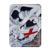 London England Großbritannien Tower Bridge Details Magnet (Vertikal)