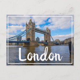 London England Großbritannien Tower Bridge Postkarte