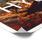 London England Hyde Park Travel Poster (Ecke)