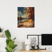 London England Hyde Park Travel Poster (Heimbüro)
