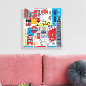 London, England Leinwanddruck (Insitu (Wohnzimmer))