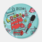 London England Magnet (Vorne)