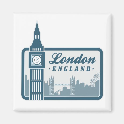 London England Magnet (Vorne)