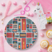 London, England Paper Plate Pappteller (Party)