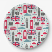 London, England Paper Plate Pappteller (Vorderseite)