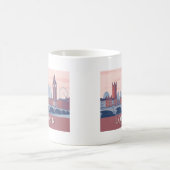 London England Pastel Travel Design Kaffeetasse (Mittel)