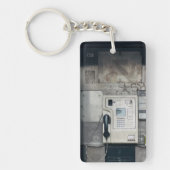 London England Phone Box Foto Schlüsselanhänger (Vorderseite)
