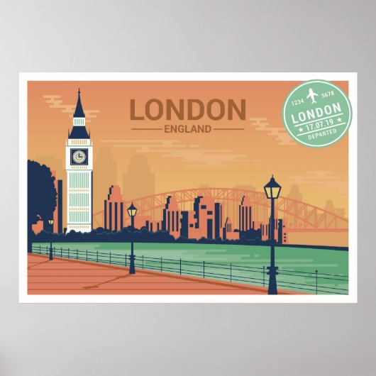London England Poster (Vorne)