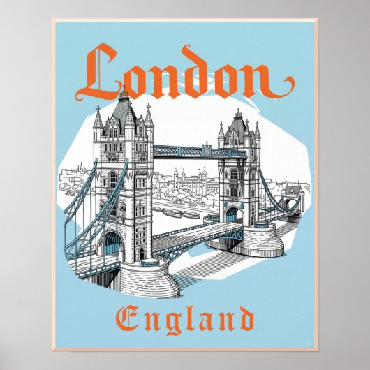 London, England Poster (Vorne)