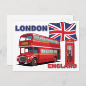 London England Postkarte (Vorne/Hinten)