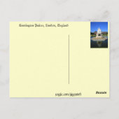 London, England Postkarte (Rückseite)