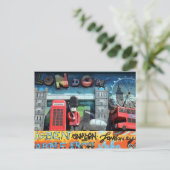 London, England Postkarte (Stehend Vorderseite)