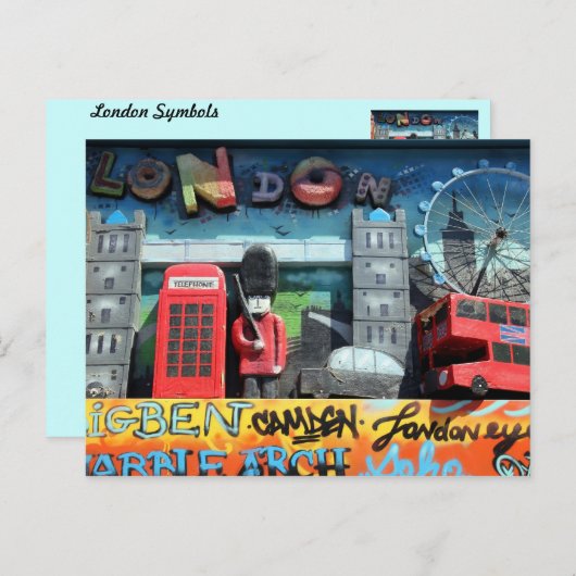 London, England Postkarte (Vorne/Hinten)