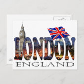London England Postkarte (Vorne/Hinten)
