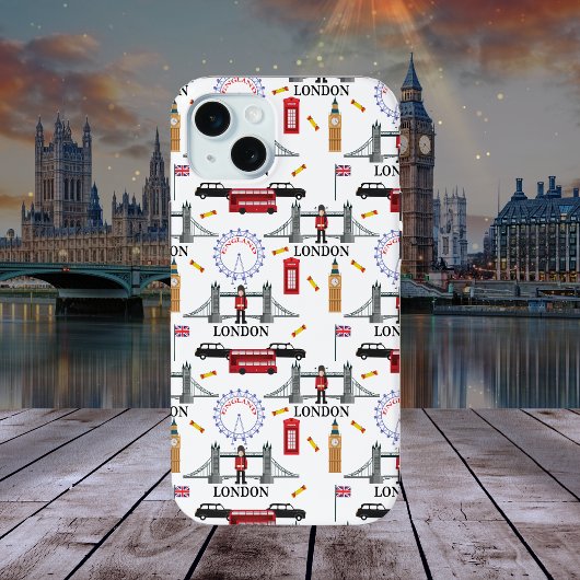 London England Queens Guard English Pattern Case-Mate iPhone Hülle