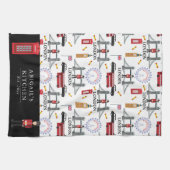 London England Queens Guard English Pattern Geschirrtuch (Horizontal)