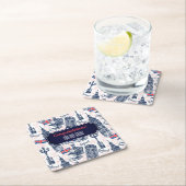 London, England Rechteckiger Pappuntersetzer (Vor Ort)