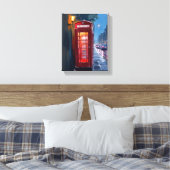 London England Red Telephone Booth Travel Painting Leinwanddruck (Insitu (Schlafzimmer))