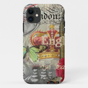 London England Reise Vintage Europa Kunst Case-Mate iPhone Hülle