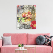 London England Reisen Vintag Europe Art Leinwanddruck (Insitu (Wohnzimmer))