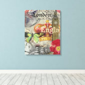 London England Reisen Vintag Europe Art Leinwanddruck (Insitu (Holzboden))