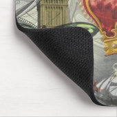 London England Reisen Vintag Europe Art Mousepad (Ecke)