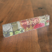 London England Reisen Vintag Europe Art Namensplakette (Seite)