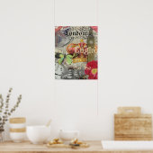 London England Reisen Vintag Europe Art Poster (Küche)