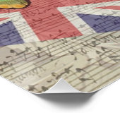 London England Reisen Vintag Europe Art Poster (Ecke)